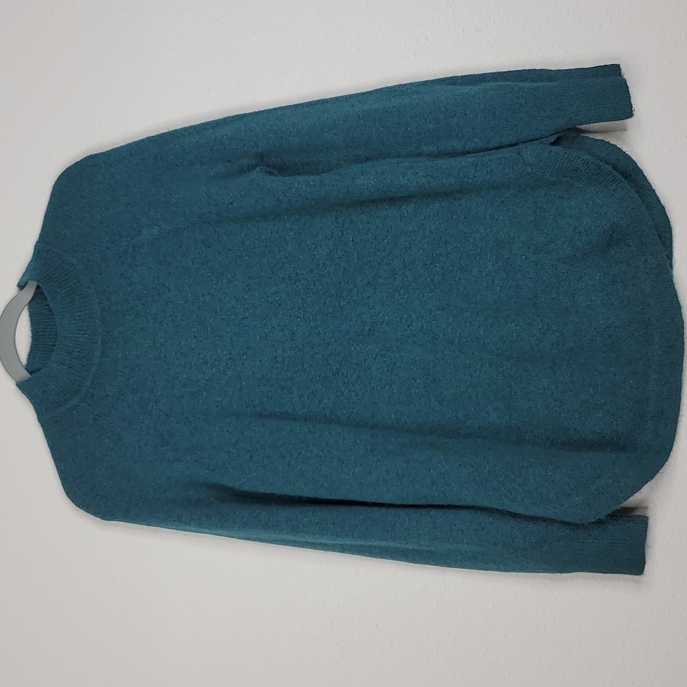 LOFT Teal Cowl-Neck Sweater